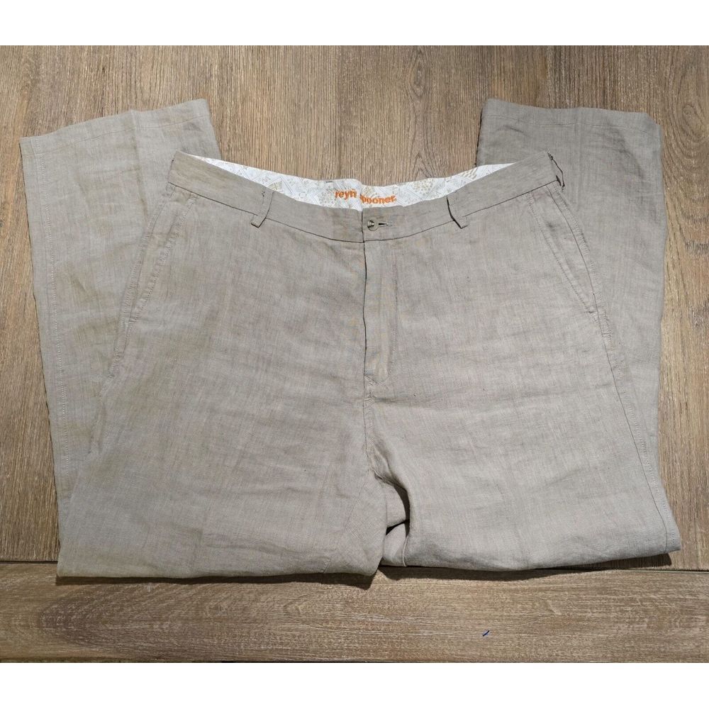 Reyn Spooner Mens linen Chino Pants 36x29‎